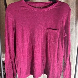American Eagle Outfitters Deep Pink Shirt